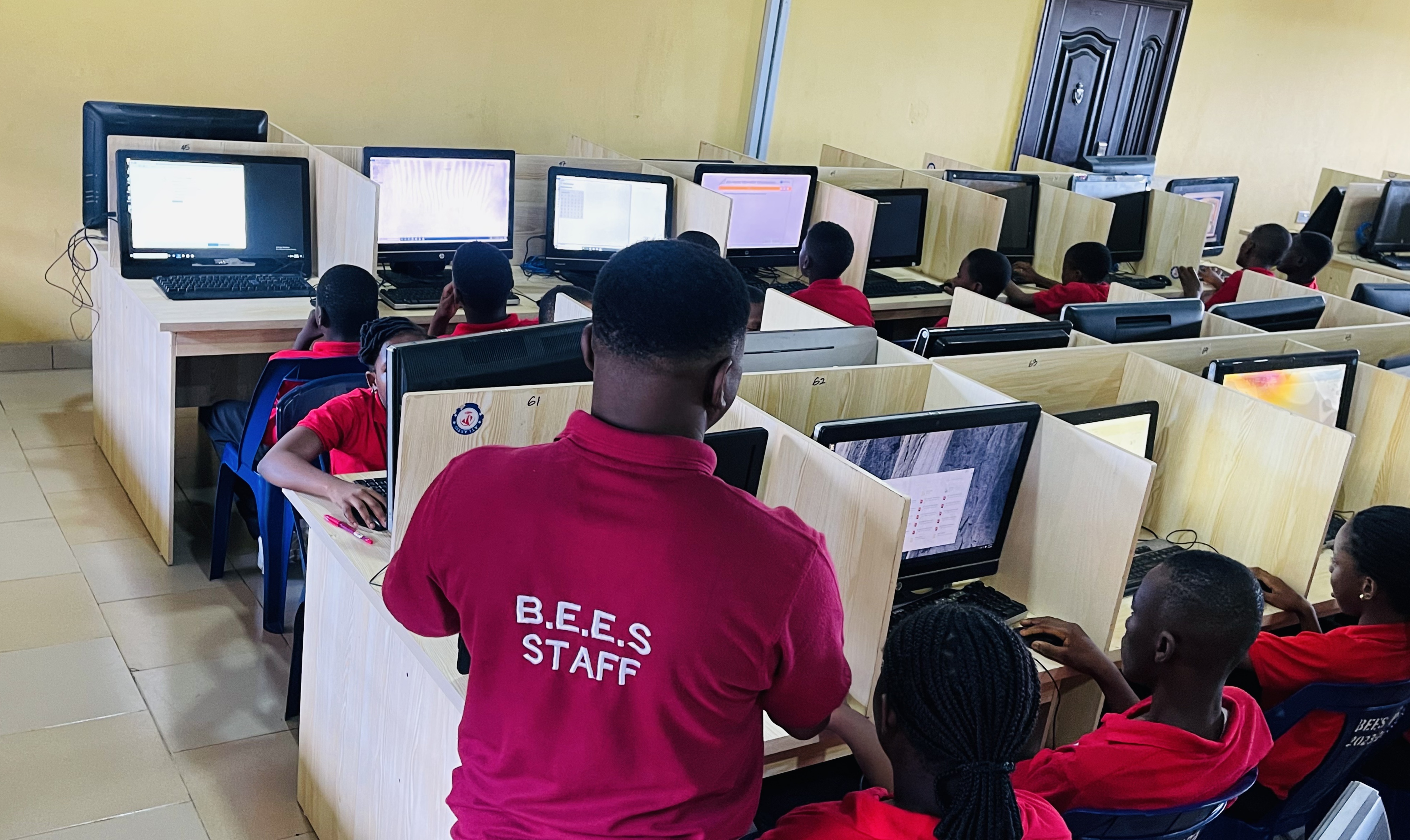 The computer laboratory at BOBAES Edu-Excellence Schools
