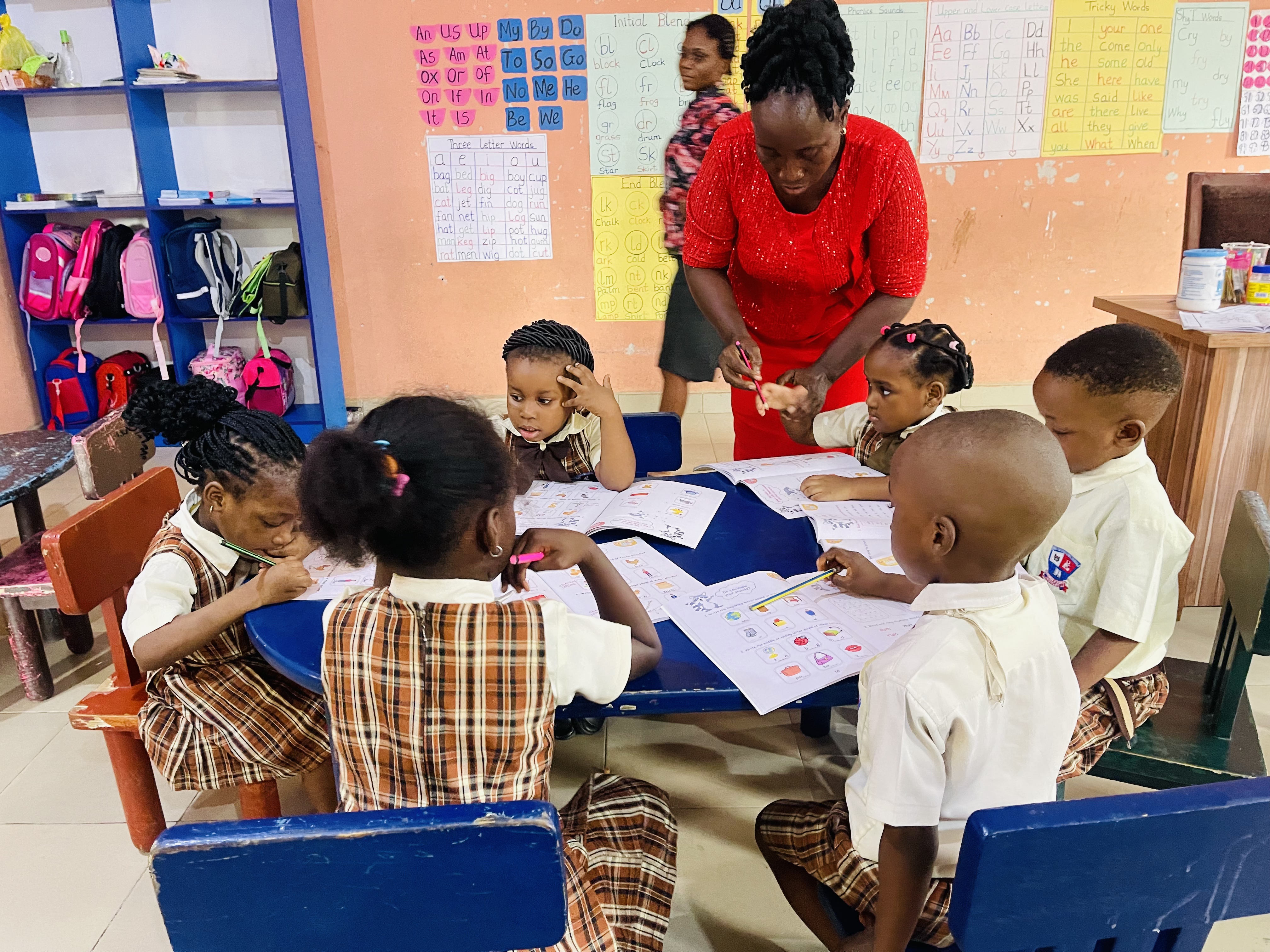 An early-years classroom lesson at BOBAES